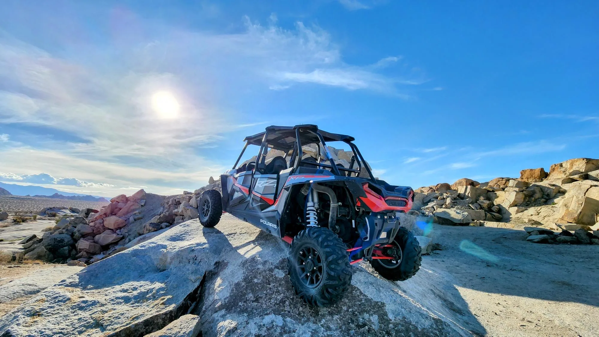 polaris rzr rentals in california